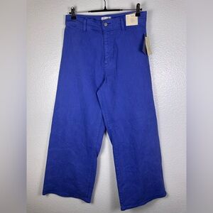 Women’s Blue Pants- Sailor wide leg